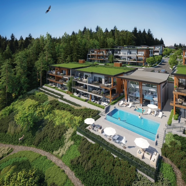 Rendering of future residential project in Gibsons BC